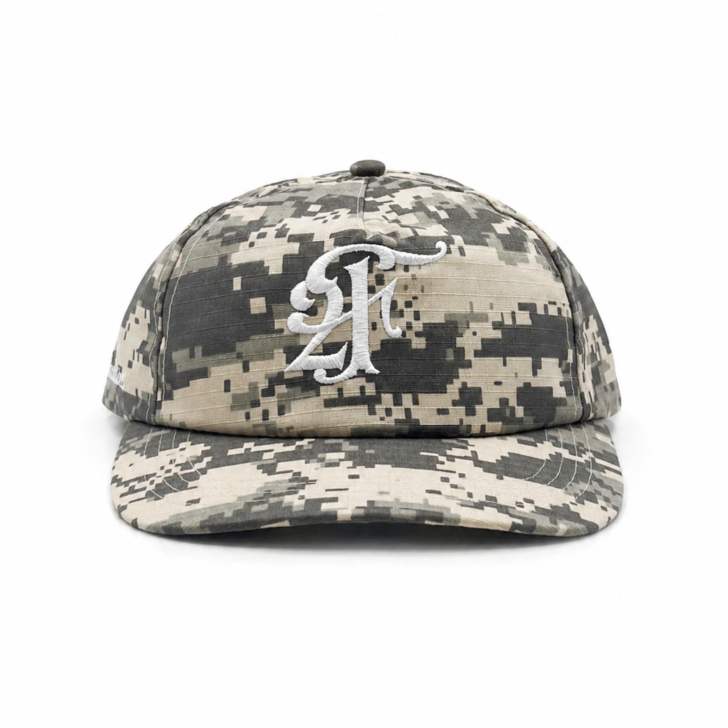 digi camo hat - khaki