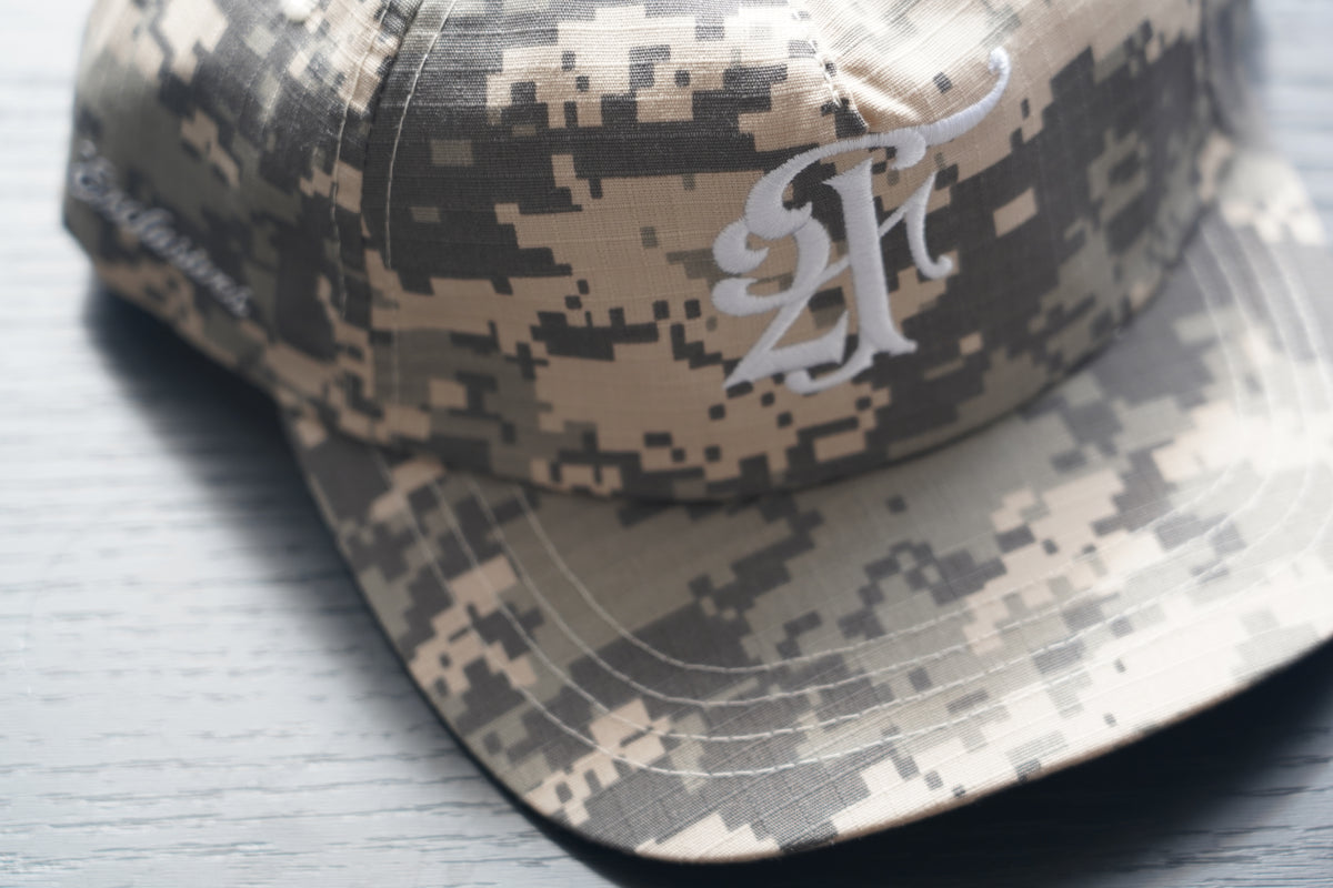 digi camo hat — khaki
