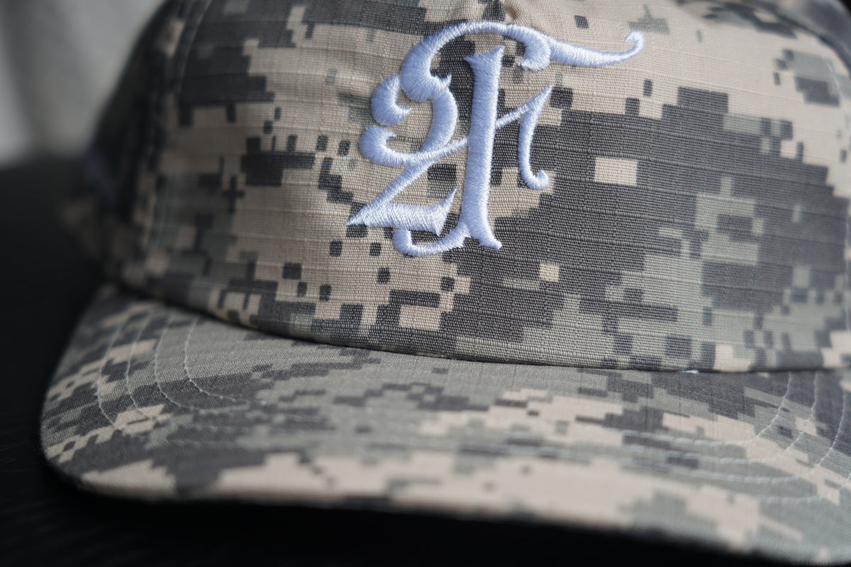 digi camo hat — khaki