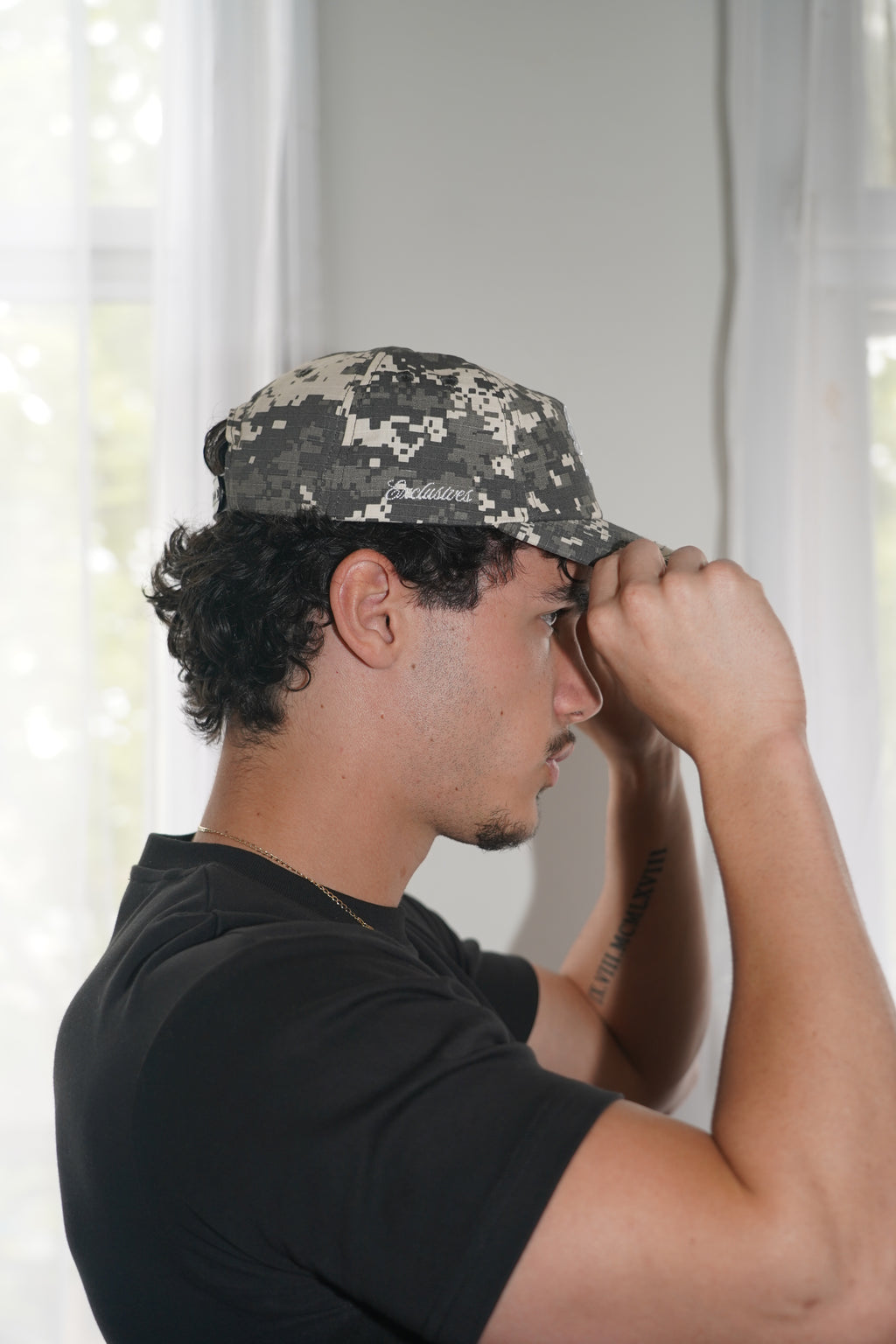 digi camo hat —  forest