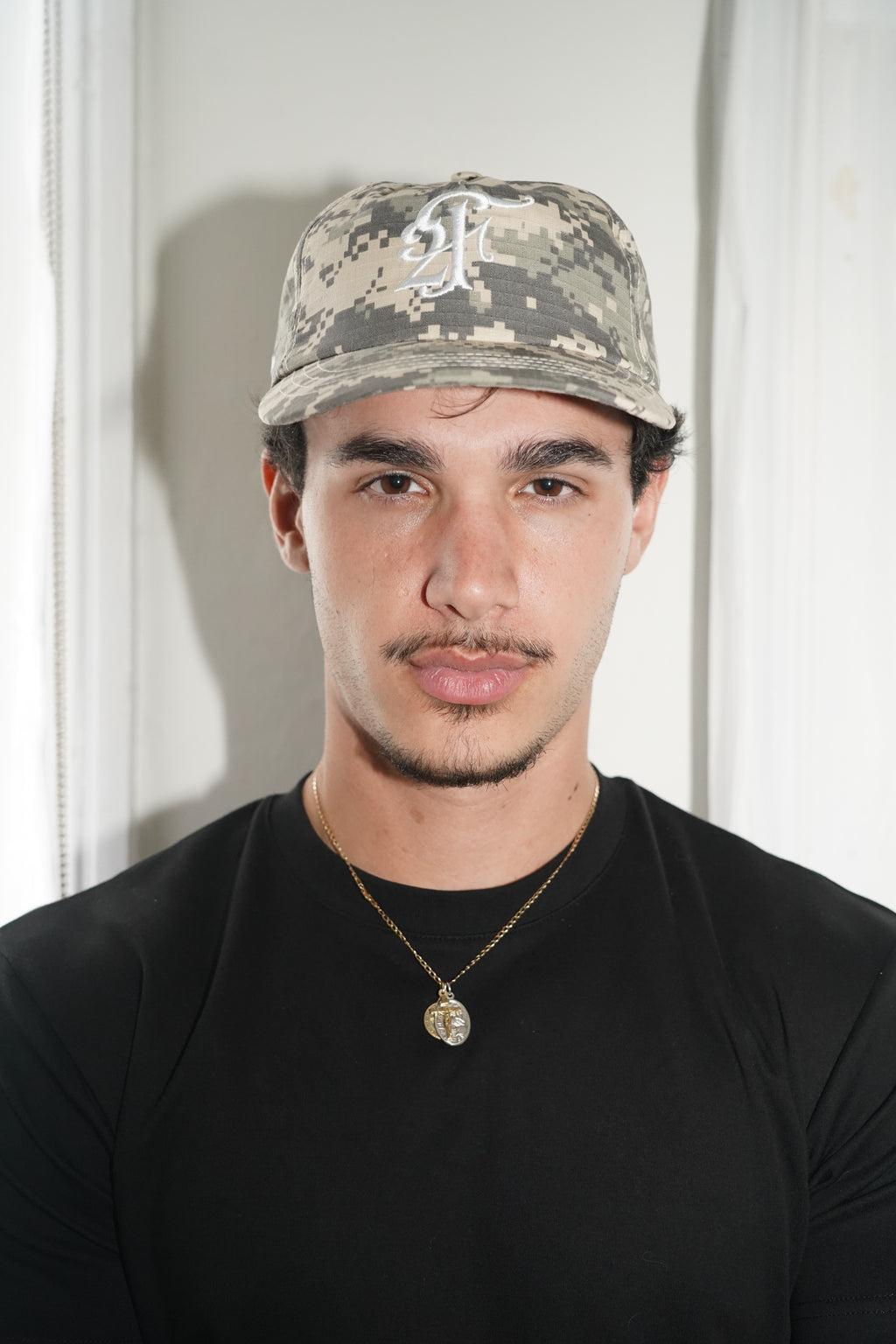 digi camo hat — khaki