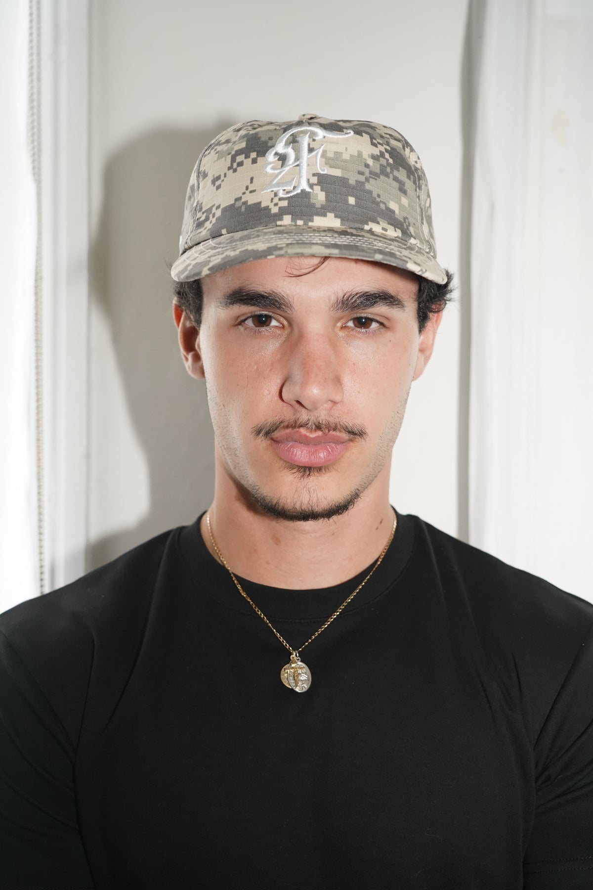 digi camo hat — khaki