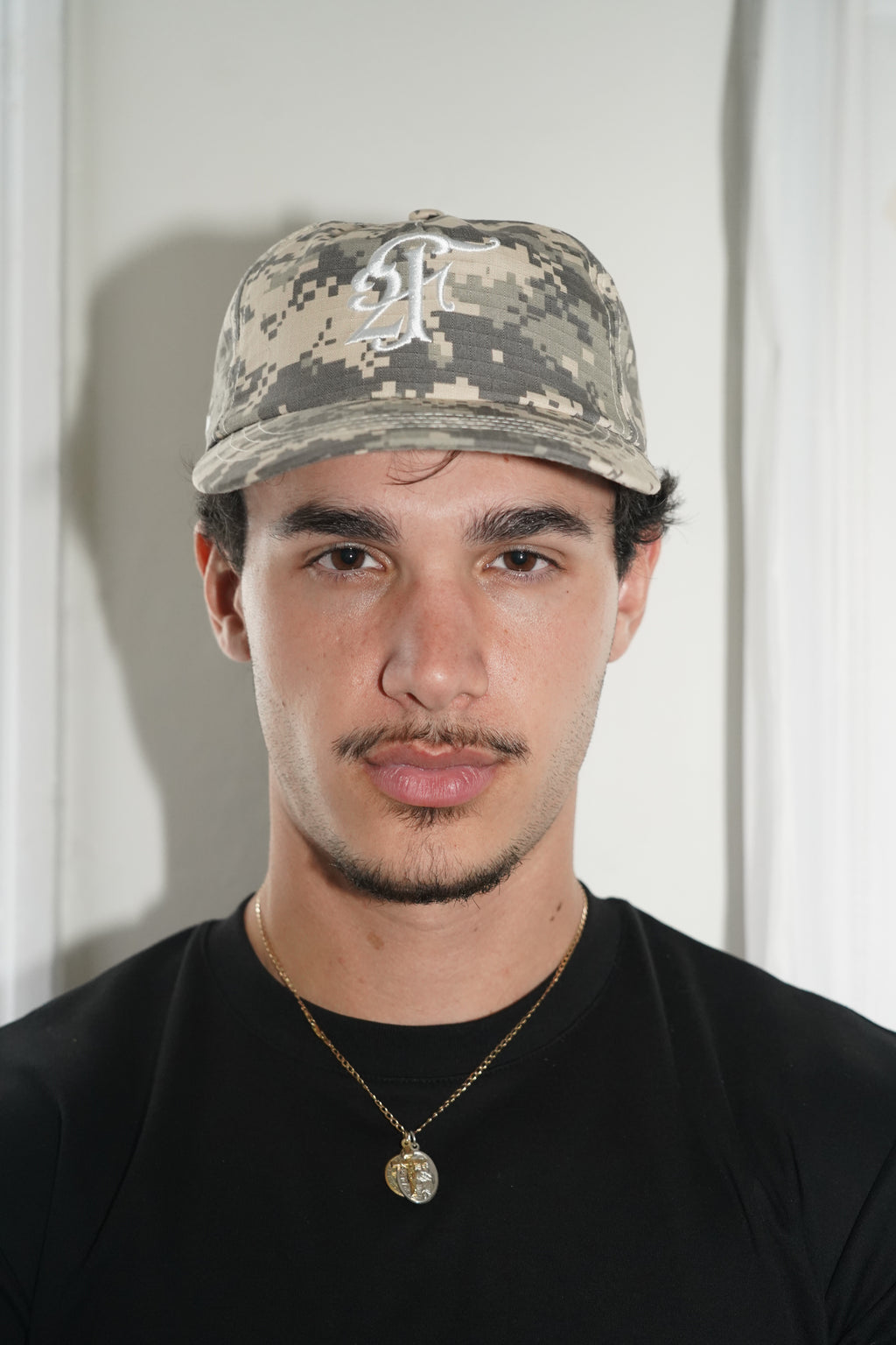 digi camo hat — khaki