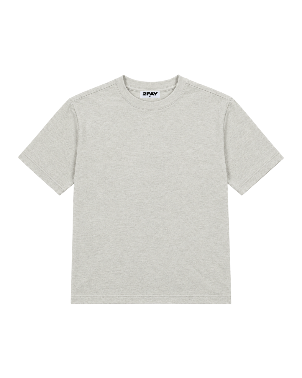 milano fitted tee — vintage grey