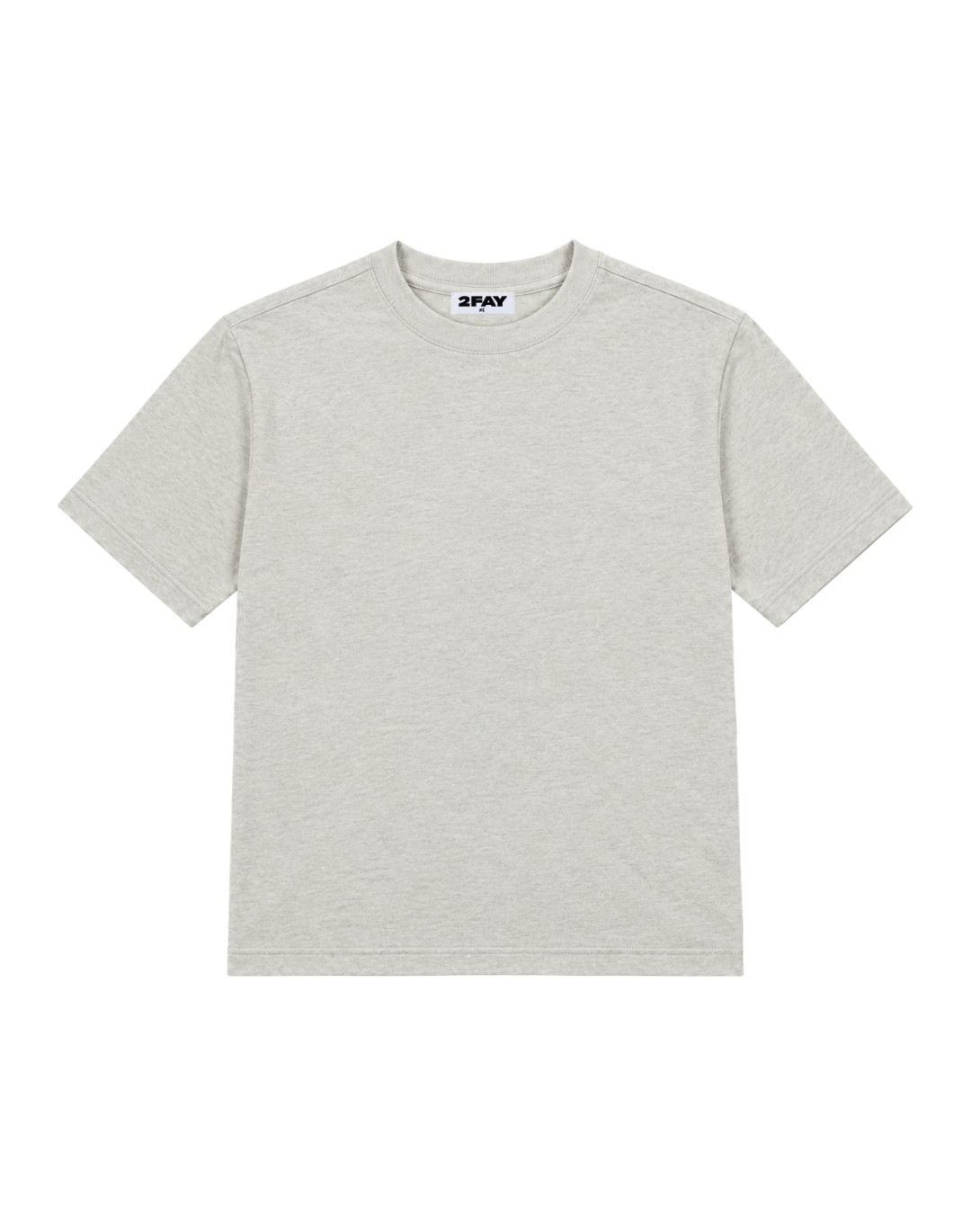 milano fitted tee — vintage grey