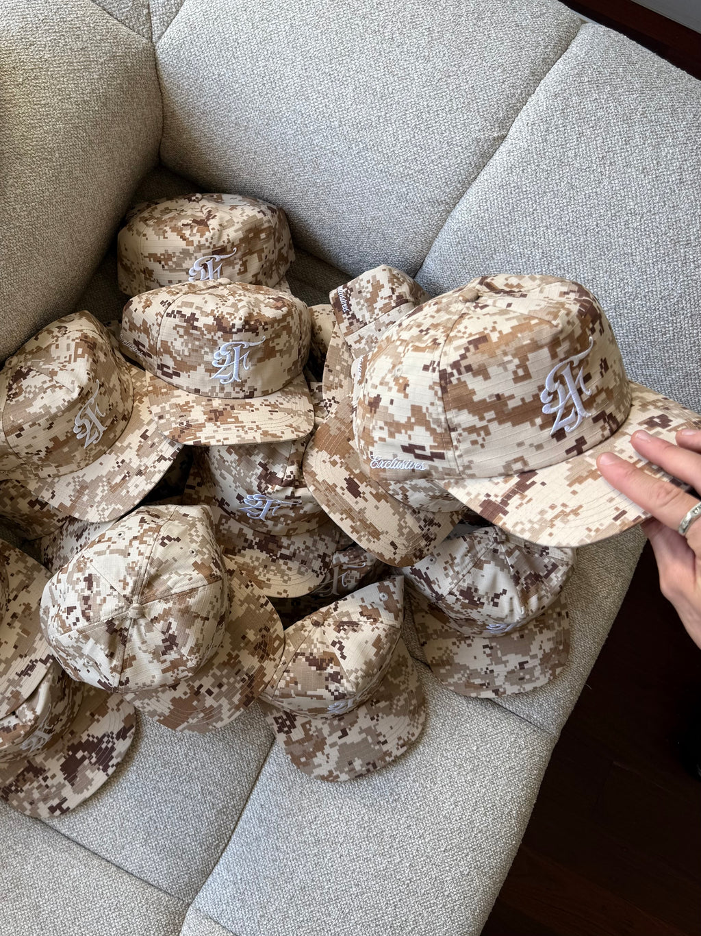 desert digi camo hat