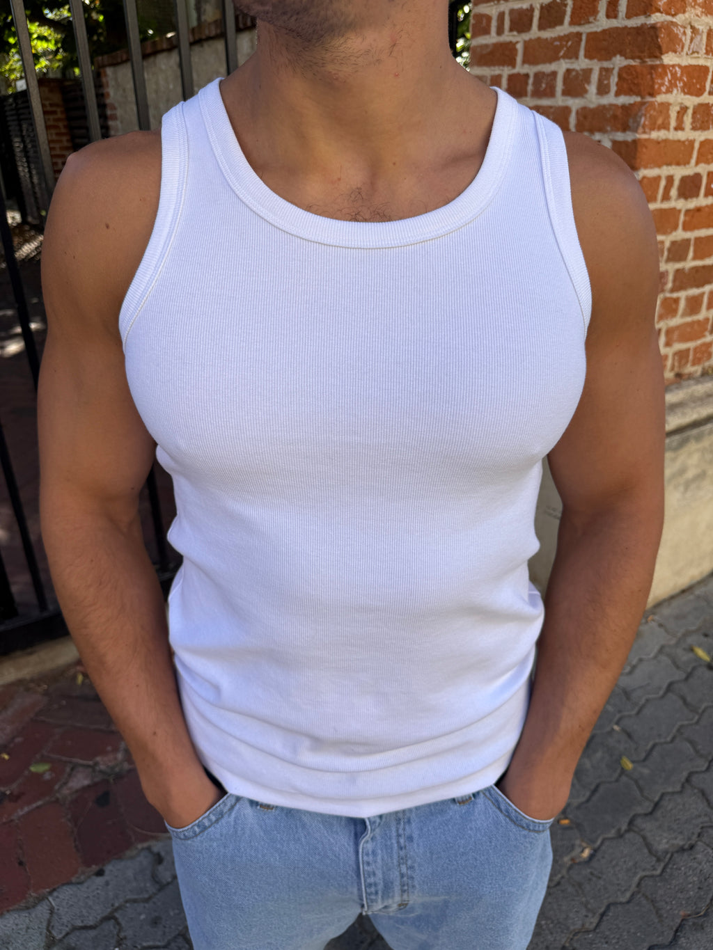 LUSSO TANK - WHITE