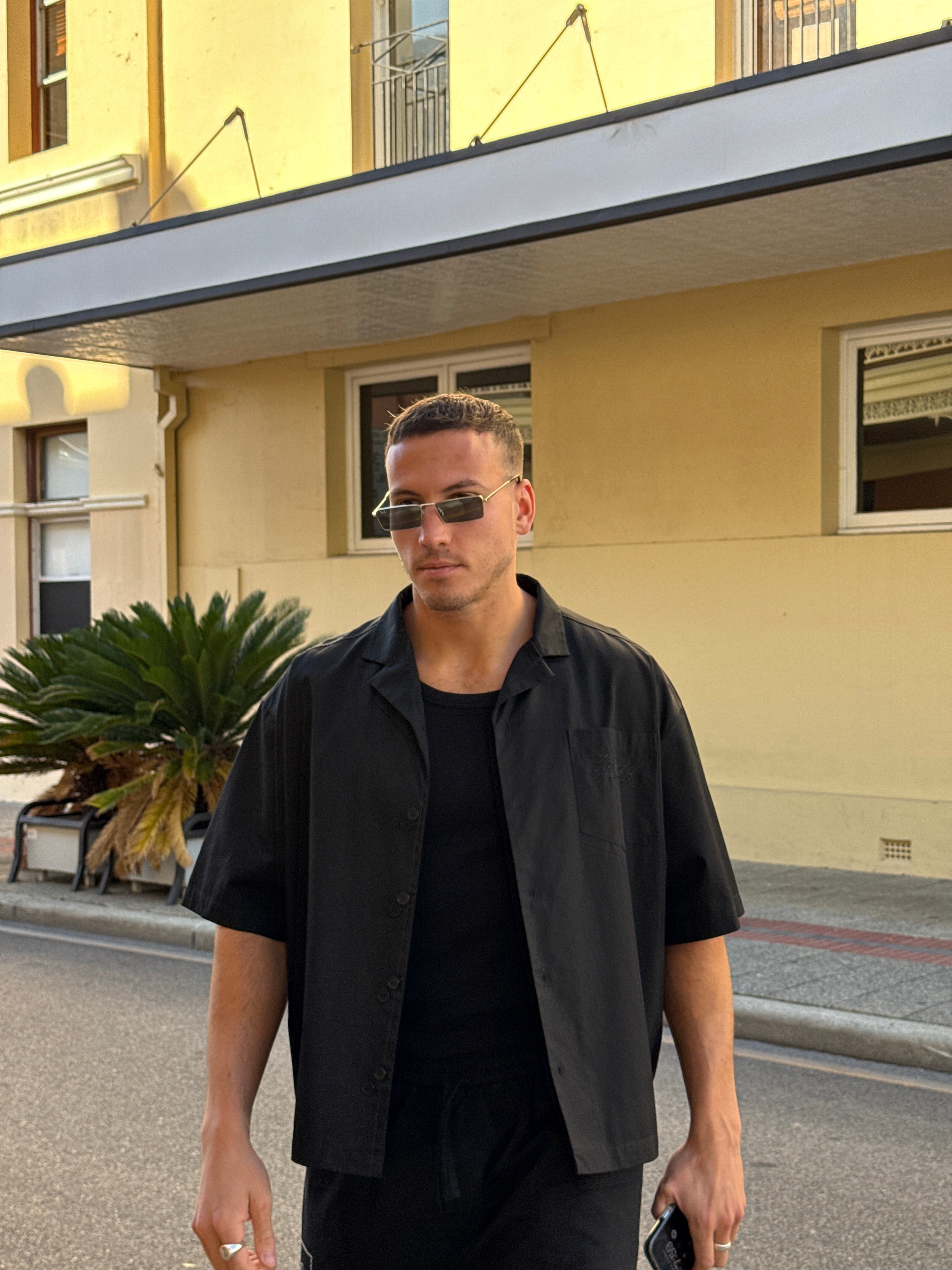 Rosano Short Sleeve Shirt - Black