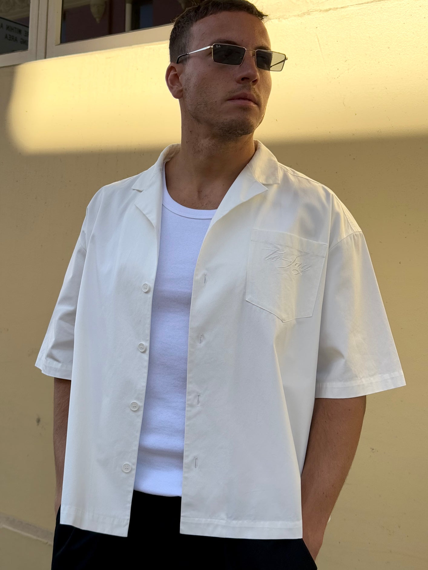 Rosano Short Sleeve Shirt - White