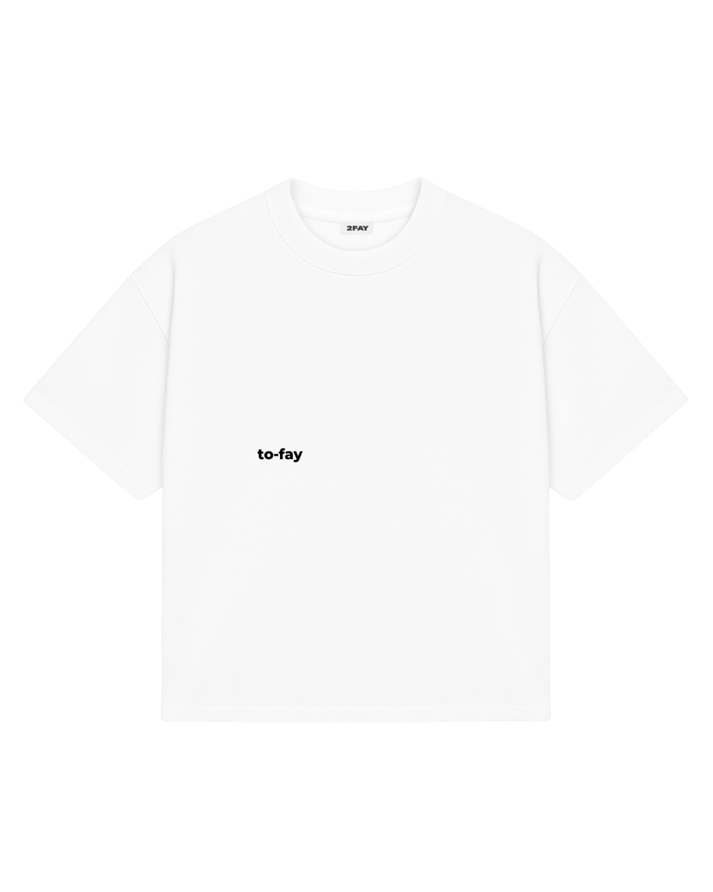 rose tee — white