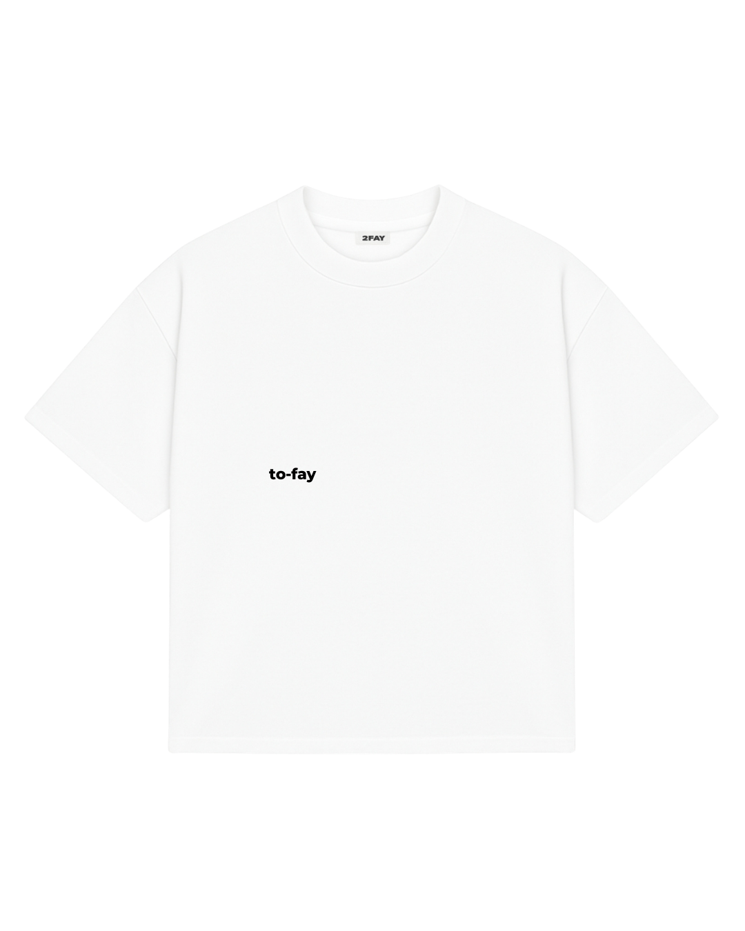 rose tee — white