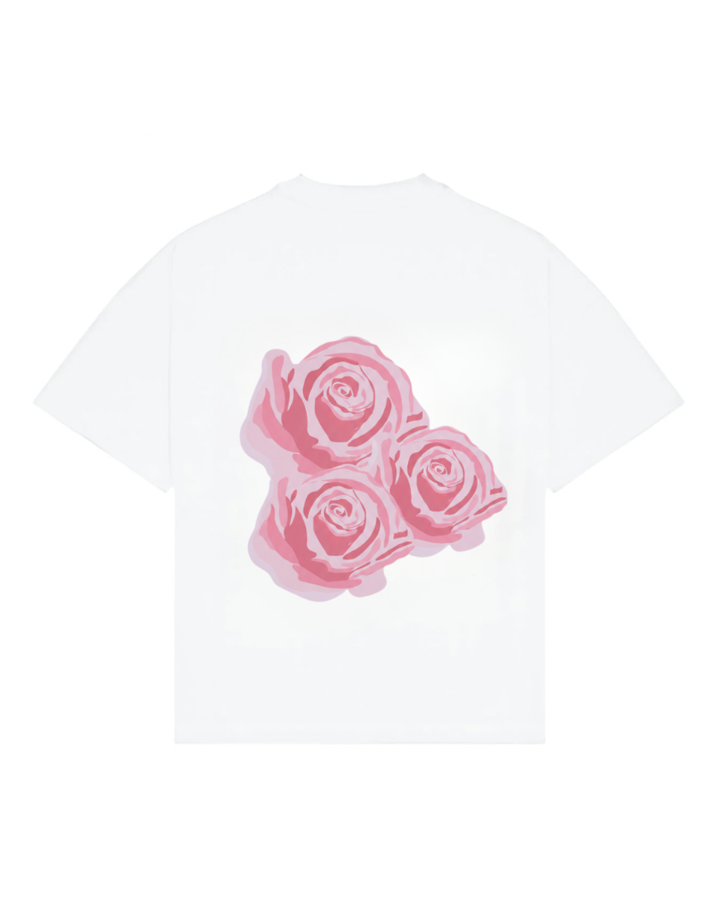 rose tee — white