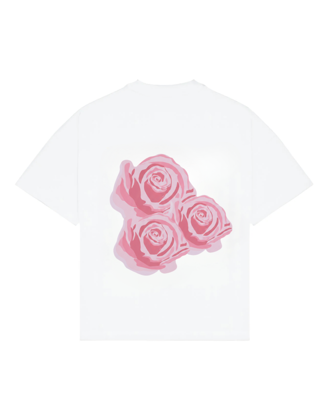 rose tee — white