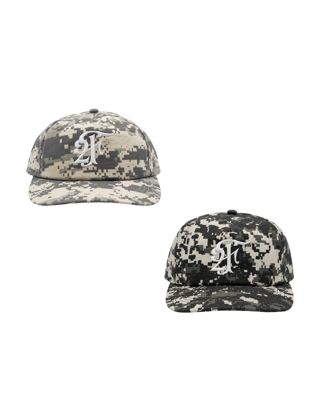 digi camo hat duo — khaki & forest